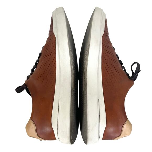 Cole Haan Grand Pro Rally Laser Cut Leather Tan Brown Sneakers Size 10.5 C31218 main image 9